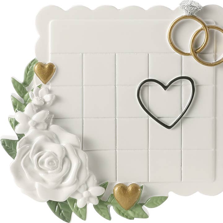 Wedding Date Calendar Personalized Ornament for wholesale by PolarX Ornaments