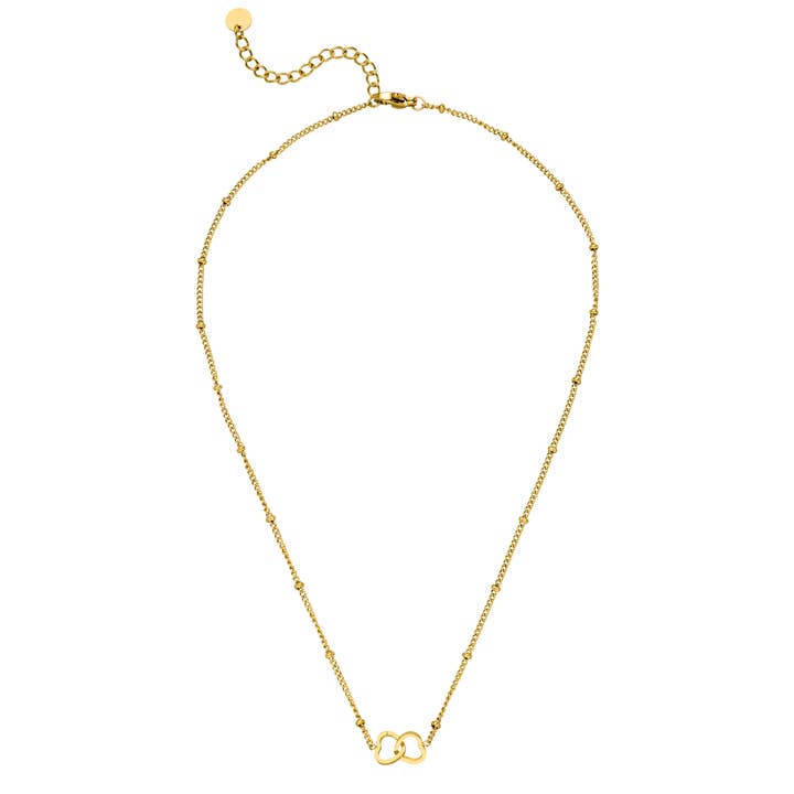 Schmuckgroßhandel – wholesale Kedjehalsband – Best Friends halsband | 18k guldpläterad