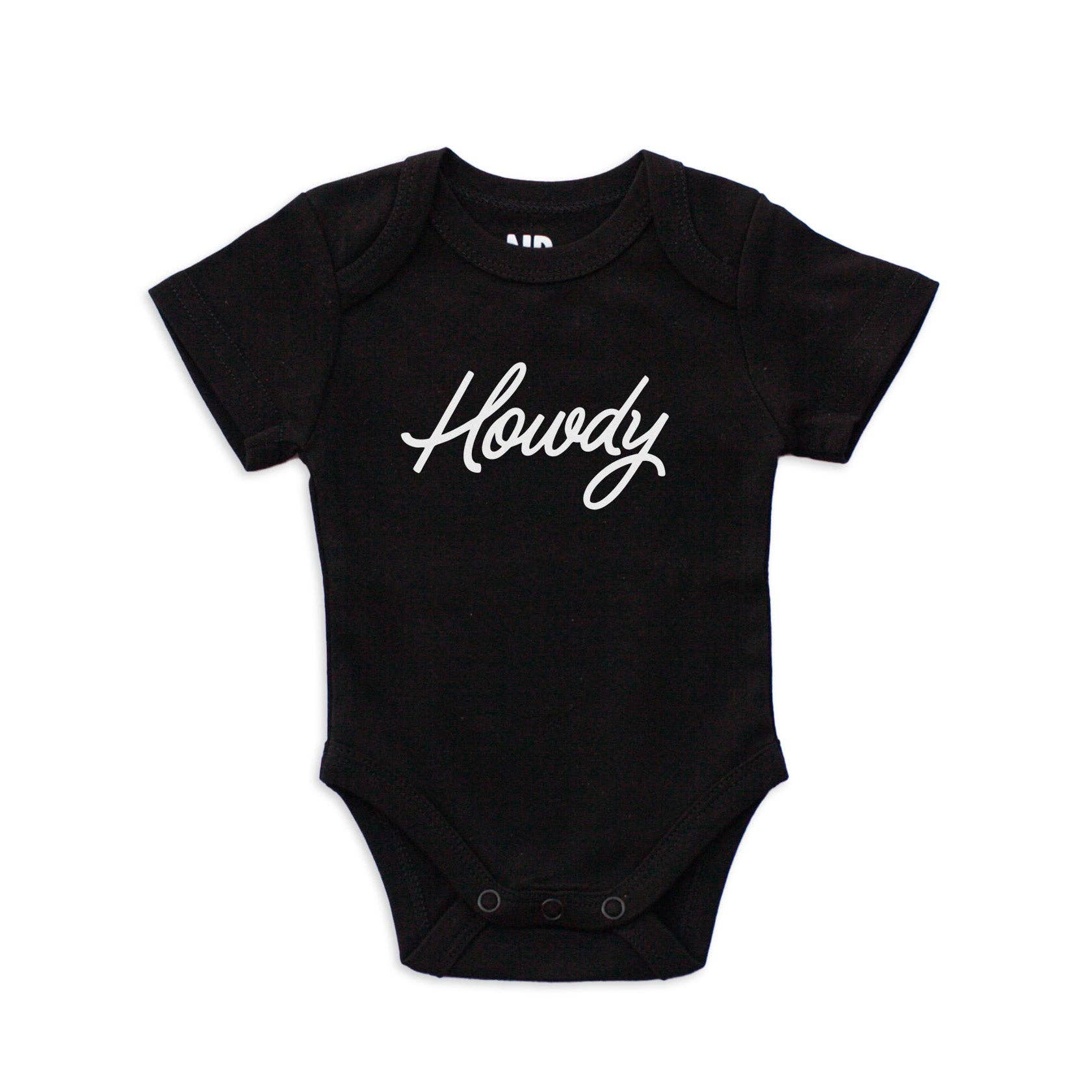 Frankie Jean - Wholesale Bodysuit (Non-Footed) - Baby - Howdy Cursive Onesie11