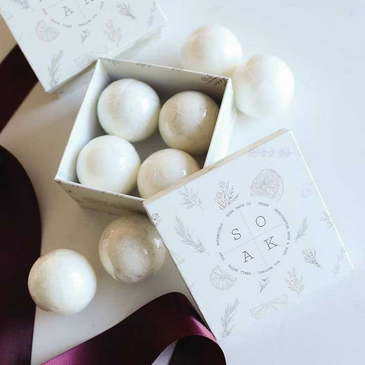 SOAK Bath Co - Wholesale Bath Bomb/Fizz - Mini Bath Bomb Gift Box - Canadian Handmade3