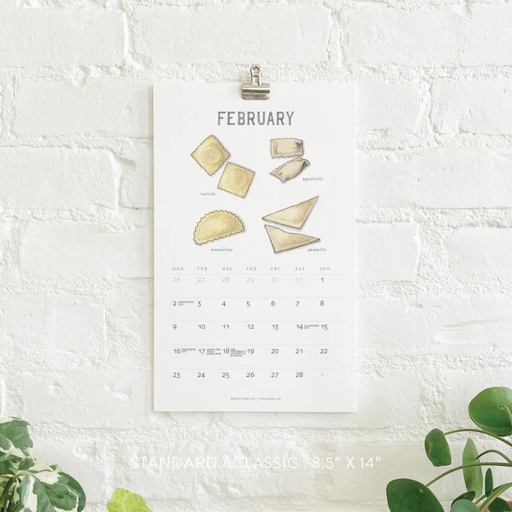 Yeesan Loh - Wholesale Calendar - 2026 Calendars: Pasta3