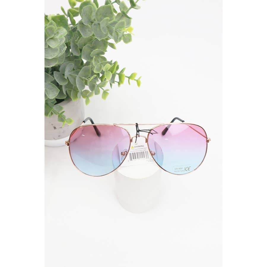 MÉLANGER LA COULEUR Lunettes de soleil aviateur mode en vente sur Faire1
