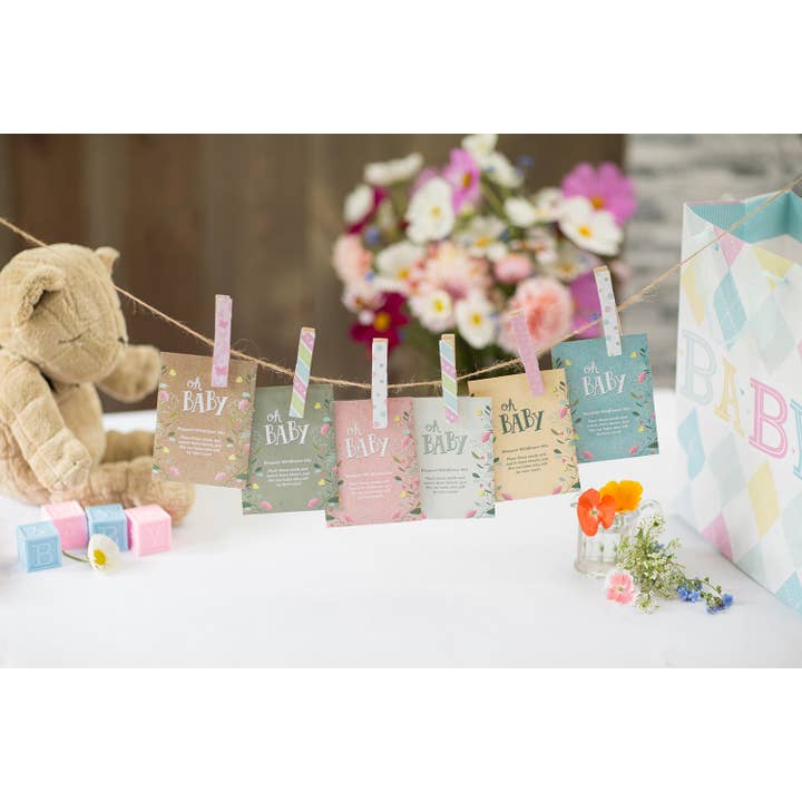 Bentley Seed Co. - Wholesale Plant Seeds - Oh Baby Baby Shower Pink - Bouquet Wildflower Seed Packets3