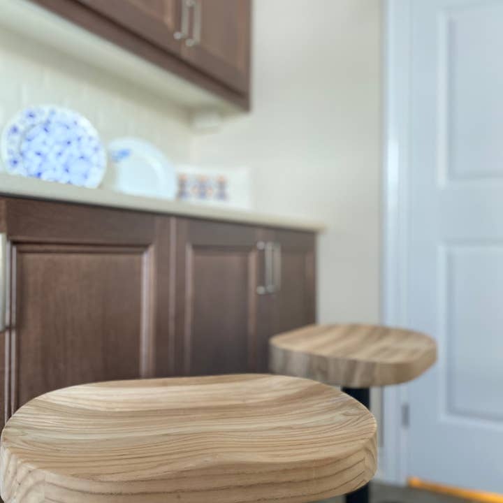 Seat4uhome - Wholesale Stool - Contour Elm Wood Seat Bristol Bar Stool -Price Per Item5