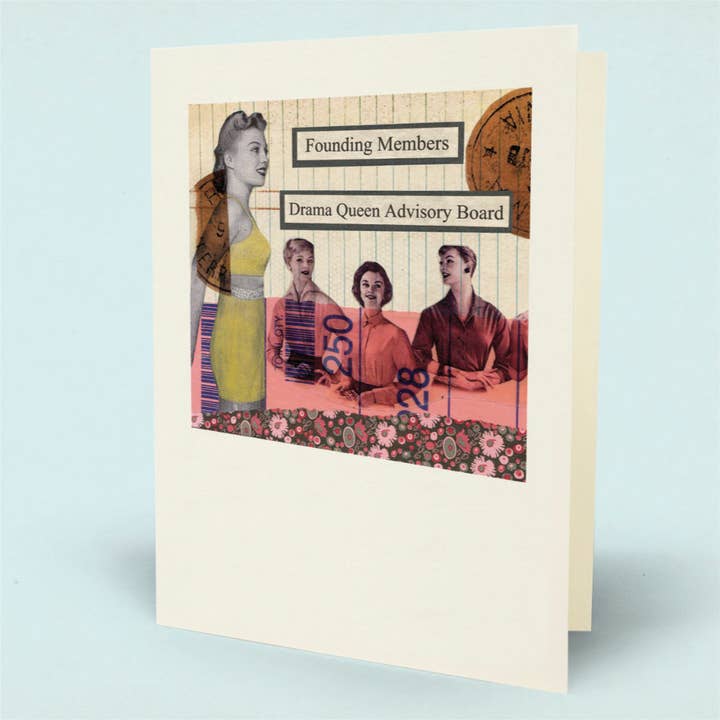 Tarjeta Drama Queen para venta al por mayor de Mina Lee Studio