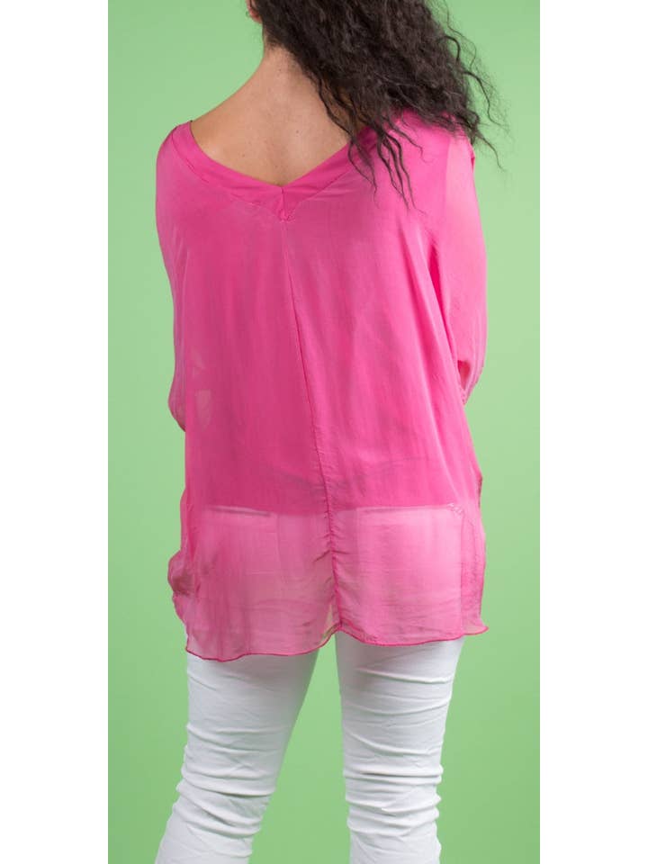 Gigi Moda - Wholesale Kaftan - Women's - Raw Edges V-Neck Kaftan29