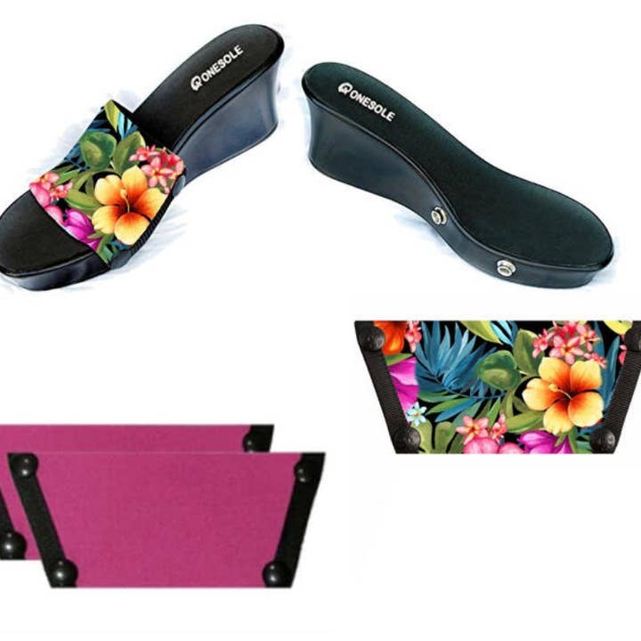 * Elegantieset Luau Floral Fuschia voor wholesale door Onesole