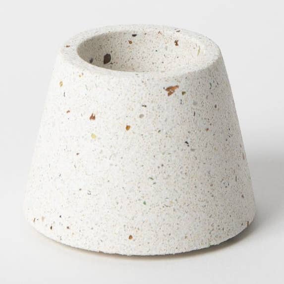Porte-allumettes | Terrazzo blanc pour la vente par pretti.cool