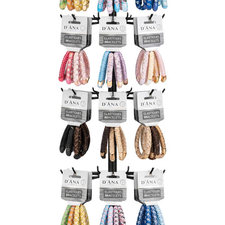 Metal Rotating Display Stand – 10 Levels, 12 Hooks for wholesale by STELLA GREEN