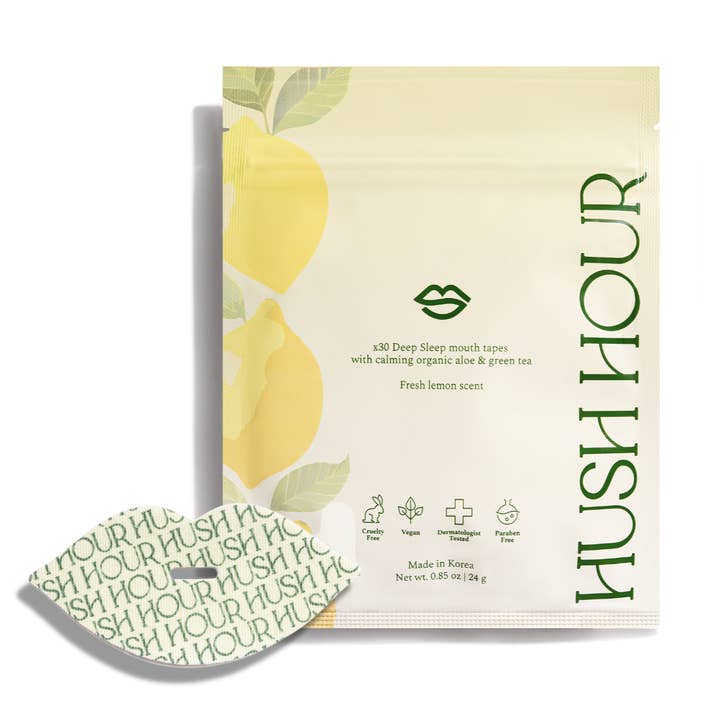 Deep Sleep Mouth Tape - Fresh Lemon Scent (30 strips) for wholesale by Hush Hour