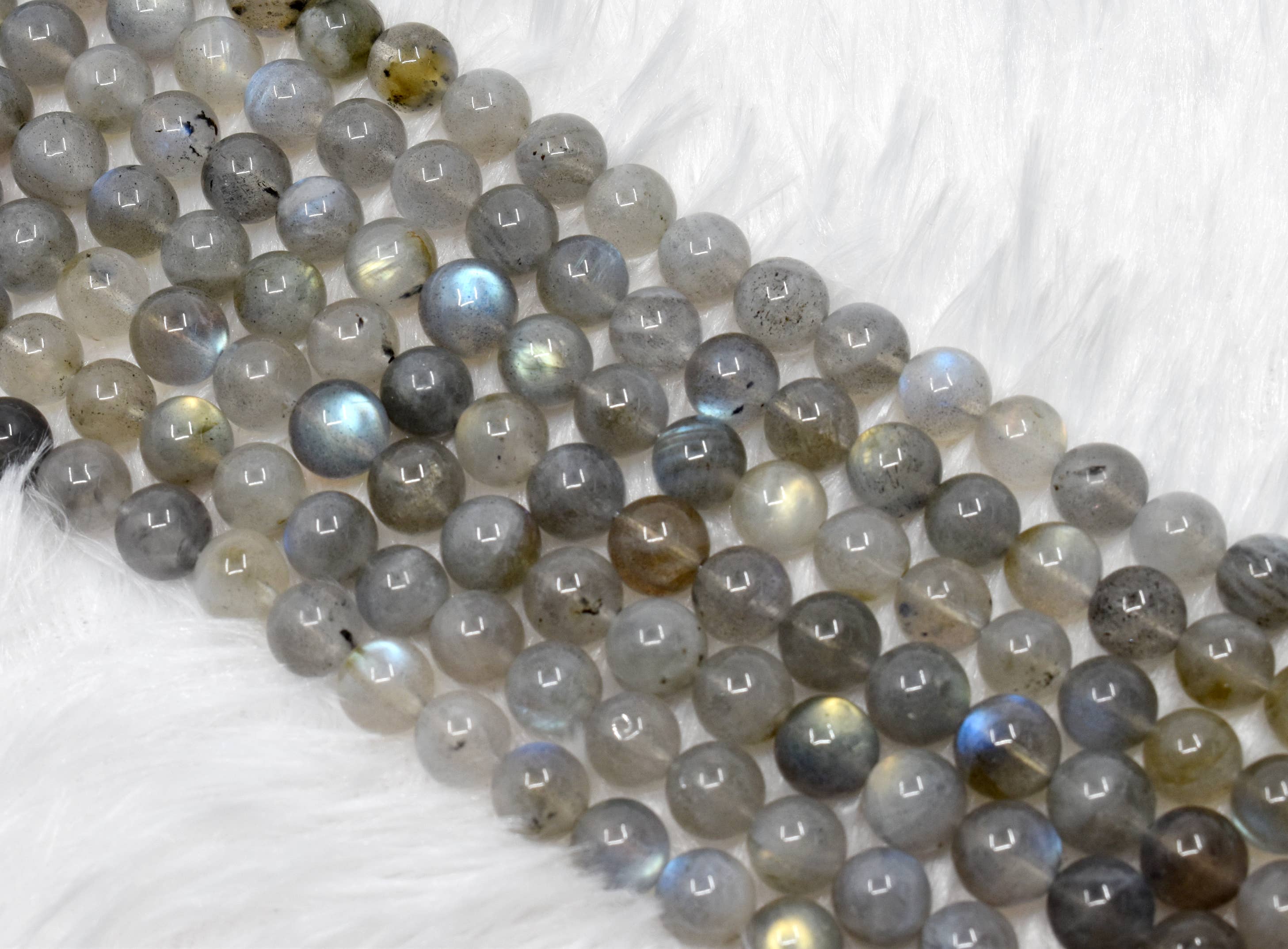 AK Healing Crystals - Wholesale Beads - Labradorite Round Beads, Crystal Bead Jewelry 4-12mm0