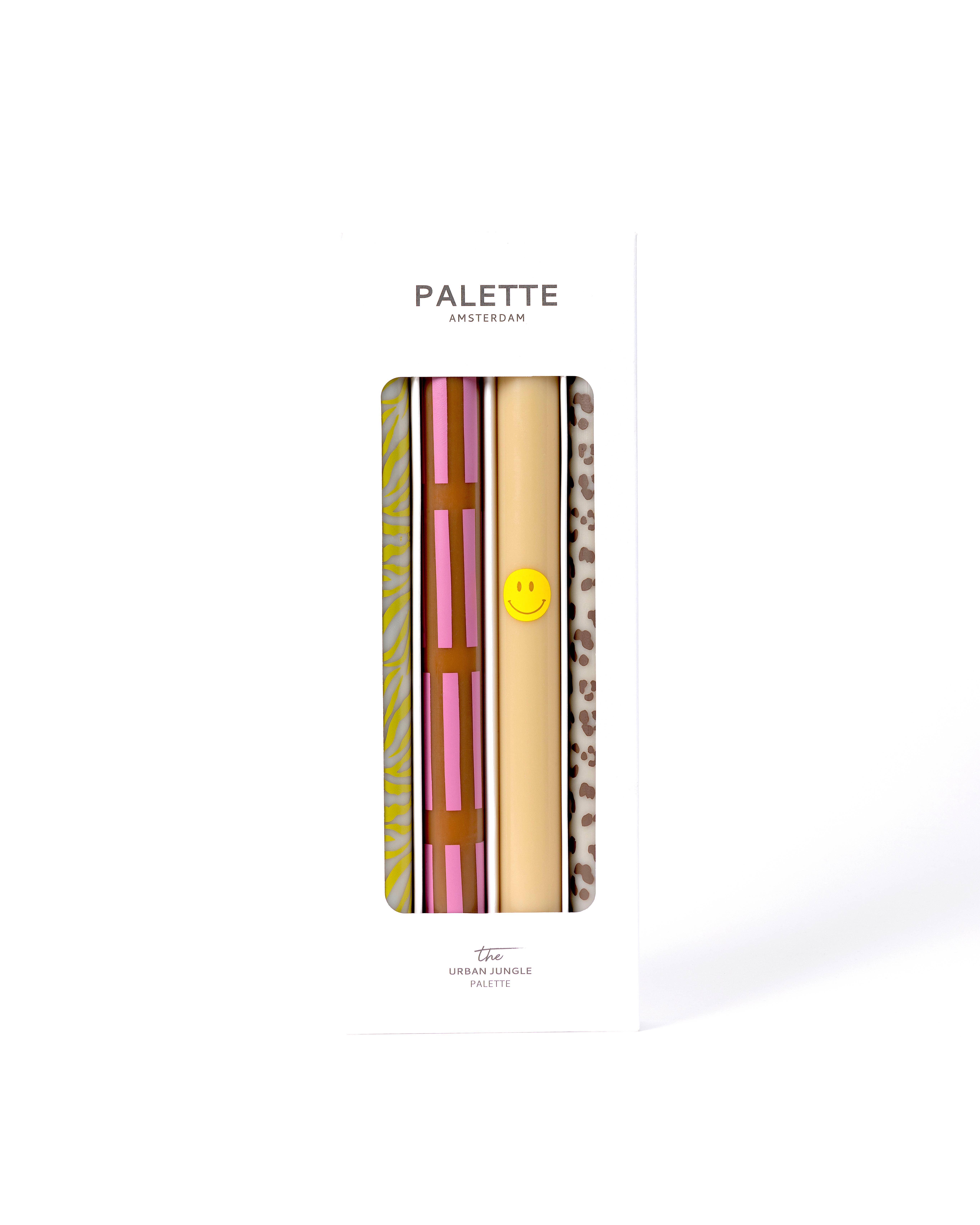 Palette Amsterdam - Wholesale Tapered Candle/Candlestick - Christmas 2025 Dinner candles - Set of 4 - Urban Jungle2