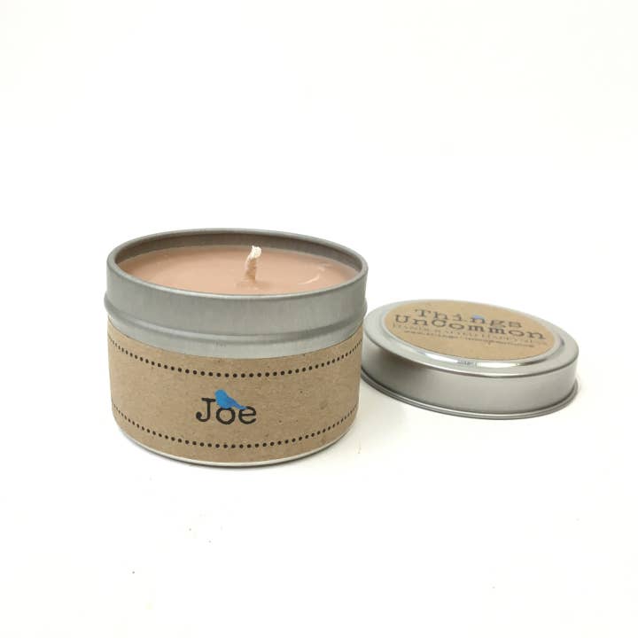Bougie de voyage en étain soja - Joe pour la vente par Things UnCommon