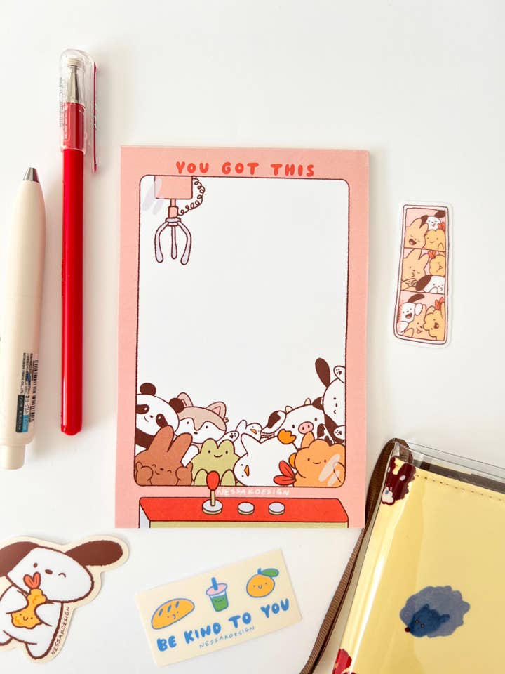 Notepad 4x6 for wholesale by Nessakdesign