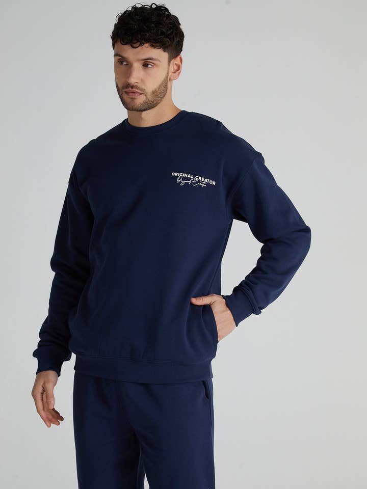 Original Sweatshirt -Midnight Blue for wholesale by Original Creator