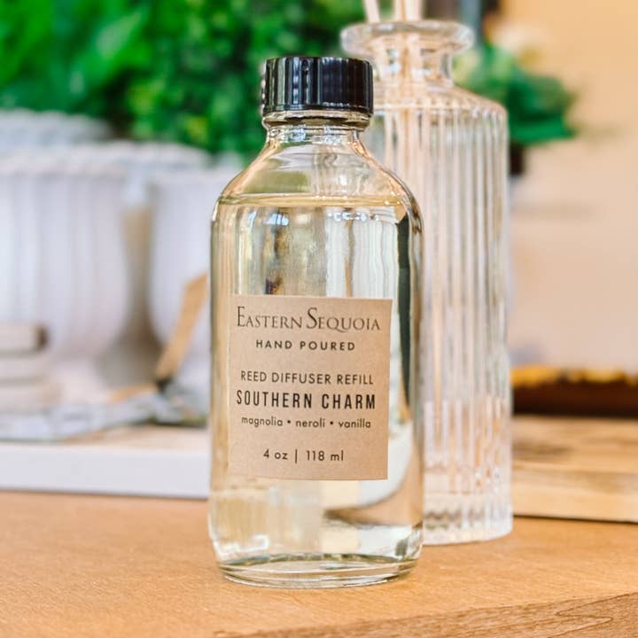 Southern Charm Reed Diffuser Refill, 118 ml för wholesale av Eastern Sequoia