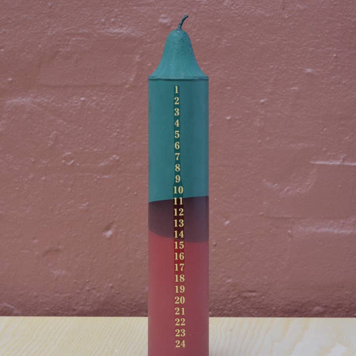 Nordtrice - Wholesale Tapered Candle/Candlestick - Advent Candle, Christmas Calendar, Mix Of Red, Green Colours5