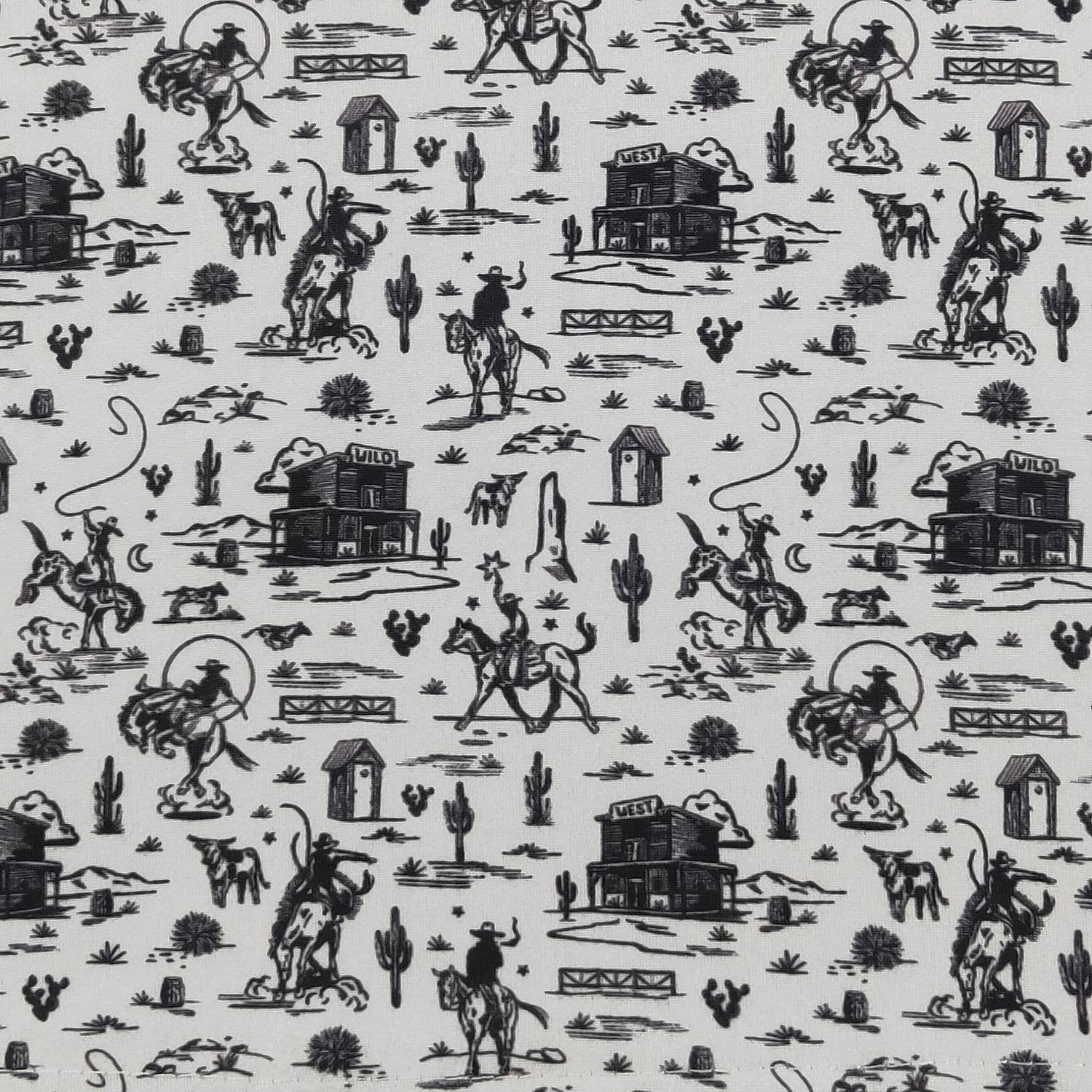 Clover Cottage - Wholesale T-Shirt - Kids - Black & White Western Boy Collar Shirt1