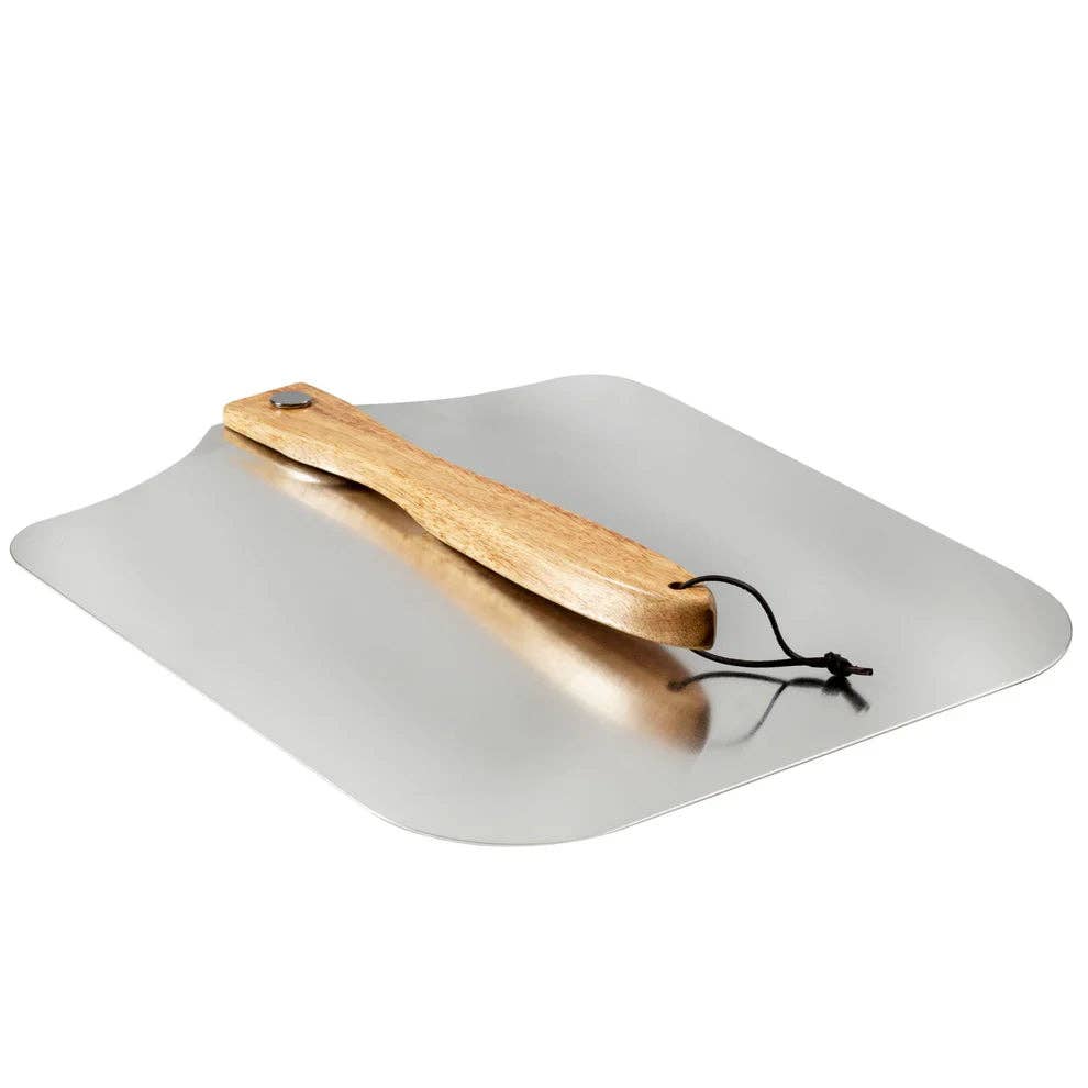 EcoQuality - Wholesale Pizza Board - KCH-08435/KCH-08436, 12x14 & 14x16 Old Stone Aluminum Pizza Peel w/ Folding Handle1