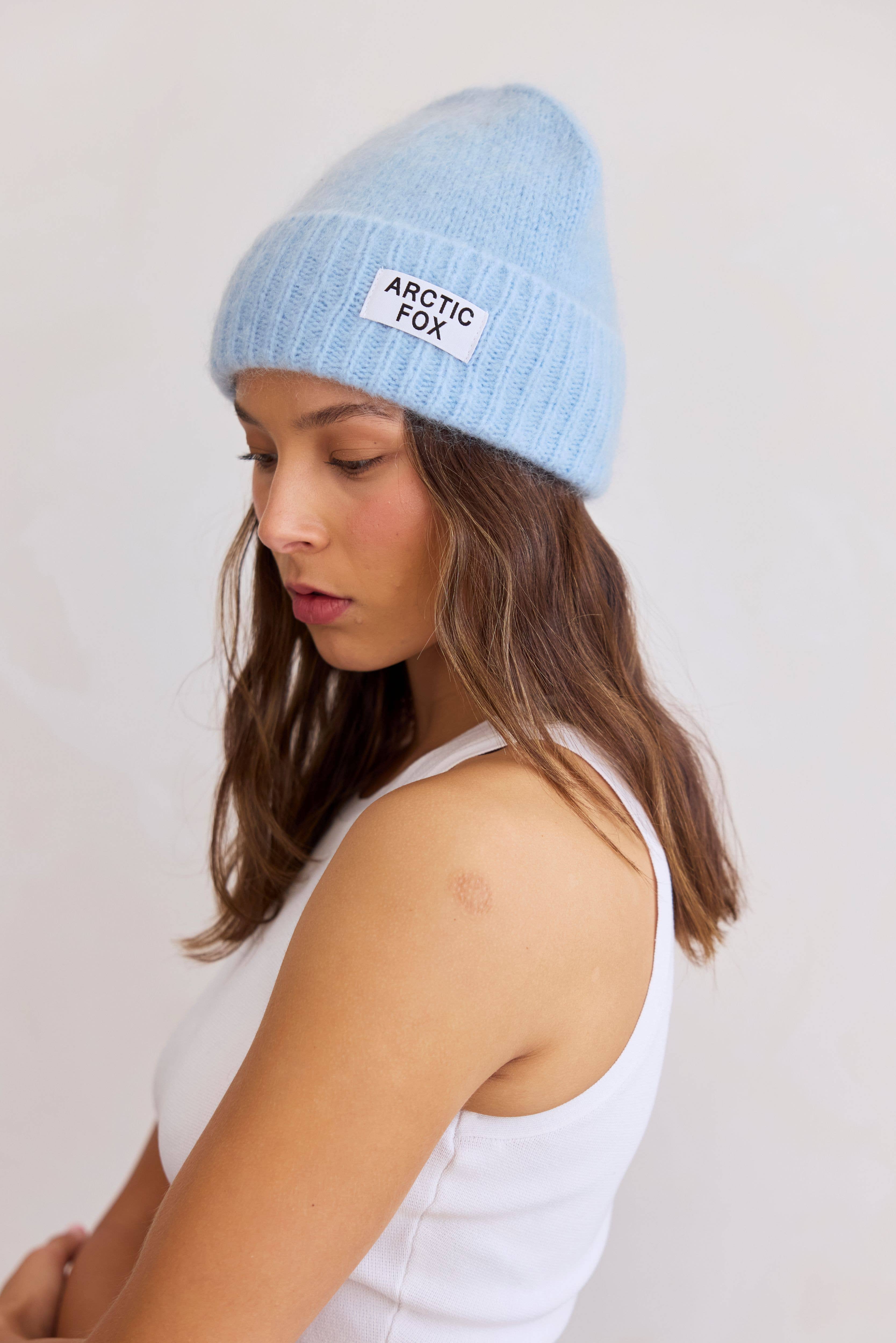 Arctic Fox & Co. - North America - Wholesale Beanie - Unisex - The Mohair Beanie - Sky Blue - FW256