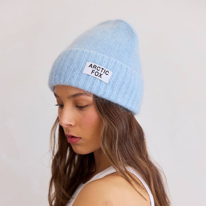 Arctic Fox & Co. - North America - Wholesale Beanie - Unisex - The Mohair Beanie - Sky Blue - FW256