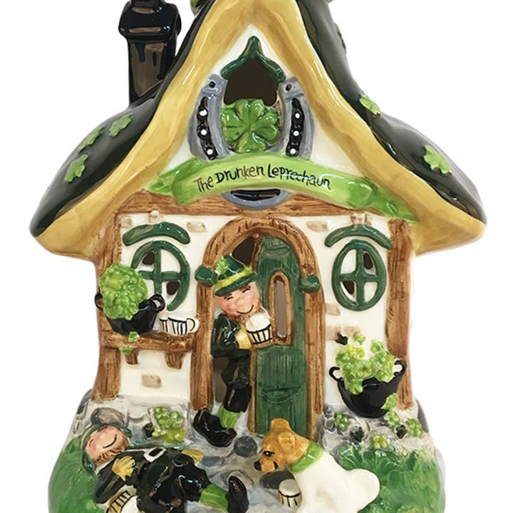 Blue Sky Clayworks – wholesale Prydnadsljus – DEN BERUSADE LEPRECHAUN-LJUSHUSET