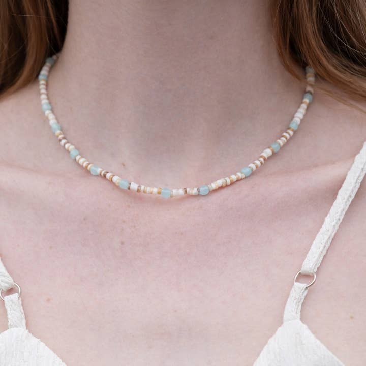 Collana Puka Surf Point Breaker per la vendita all'ingrosso da parte di Cape Cod Chokers