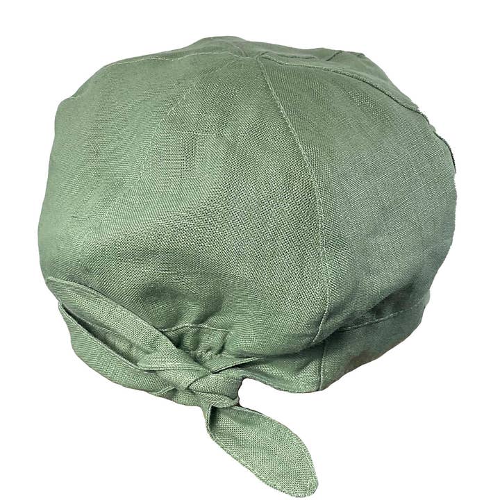 DCP Designs - Wholesale Newsboy/Schoolboy Hat - Women's - Linen Summer Cap, Newsboy style tie, Code HDC-L:12