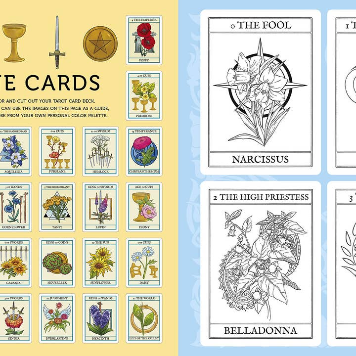 Texas Bookman - Wholesale Tarot Cards - Create Your Own Flower Tarot Pack1