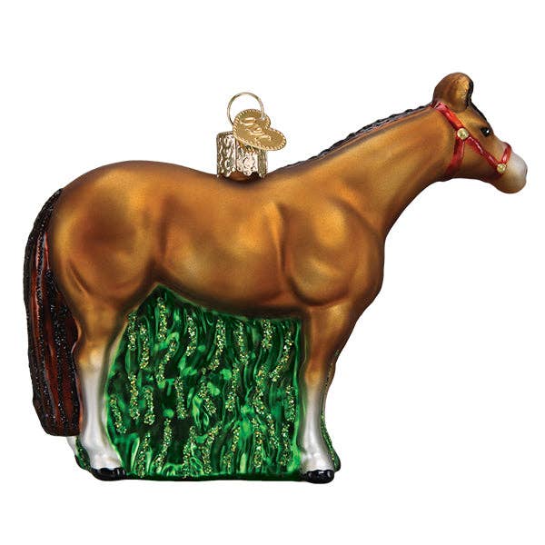 Old World Christmas - Wholesale Ornament - Quarter Horse Ornament2
