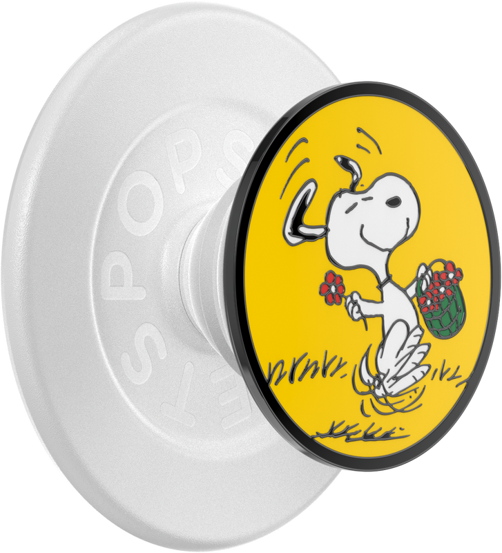 PopSockets - Wholesale Phone Grip - Popsockets Magsafe Phone Grip - Enamel Snoopy Skip0