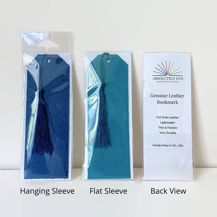 Absolutely EVO - Wholesale Bookmark - Leather Bookmark, Choose Your Color, Book Lover Reading Gift2