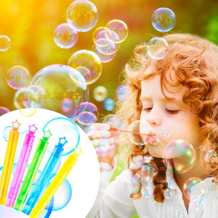 The Twiddlers – wholesale Bubble wand – Child – 40 Mini Star Bubble Wands