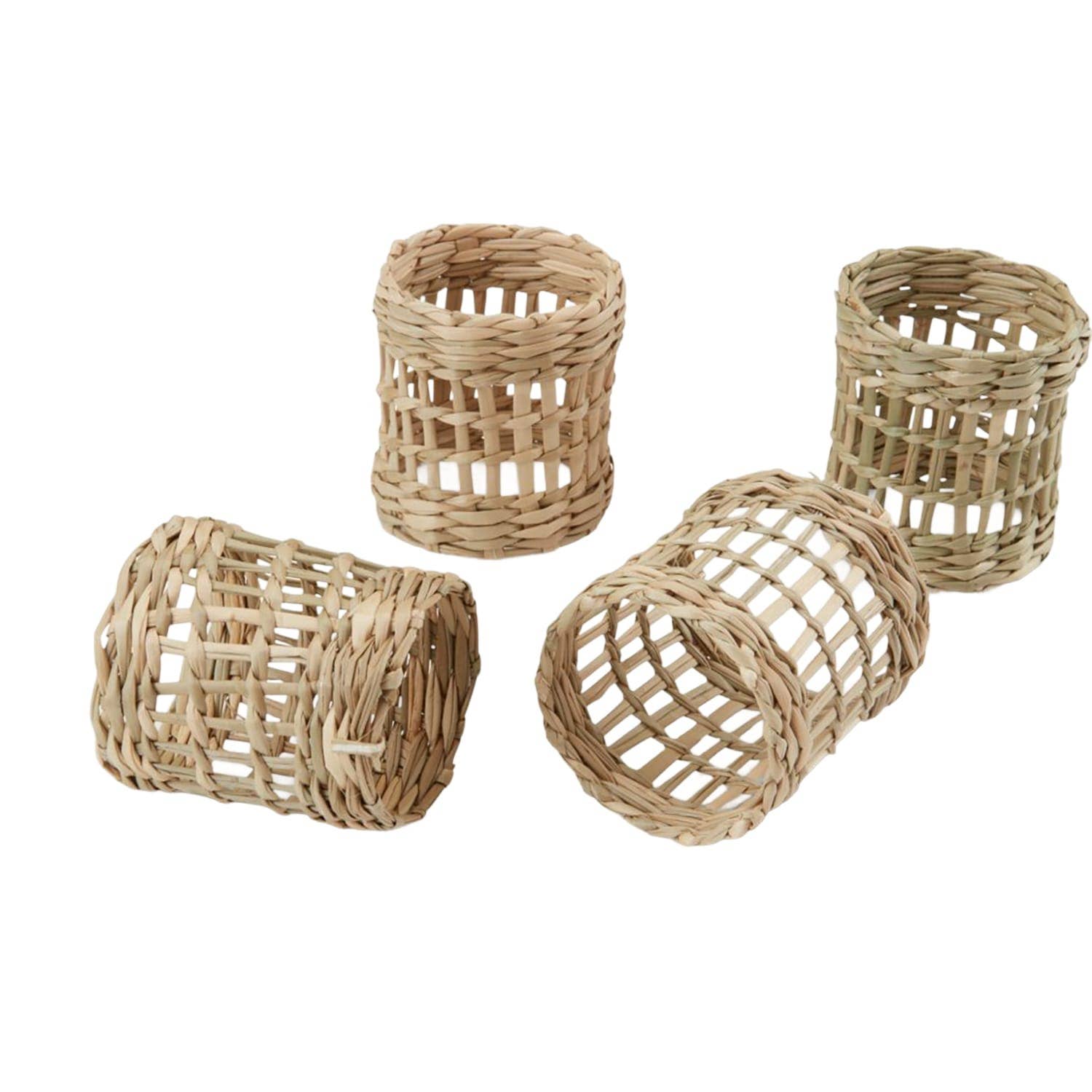 Etnico del Mondo - Wholesale Napkin Ring - Set of 4 Natural Napkin Rings Diameter 5cm Height 5cm5