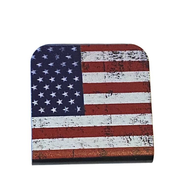 DK LaserWorx - Wholesale Hat Accessory - Men's - Cap Clipz Featuring a Patriotic Cap Brim Clip0