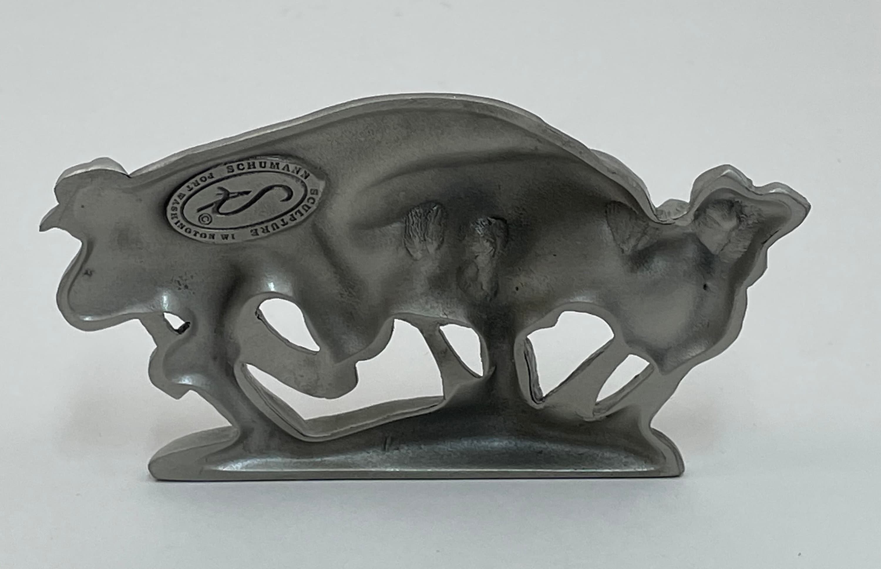 Schumann Sculpture - Wholesale Sculpture - Manatee, Pewter Figurine, Manatee Sculpture1
