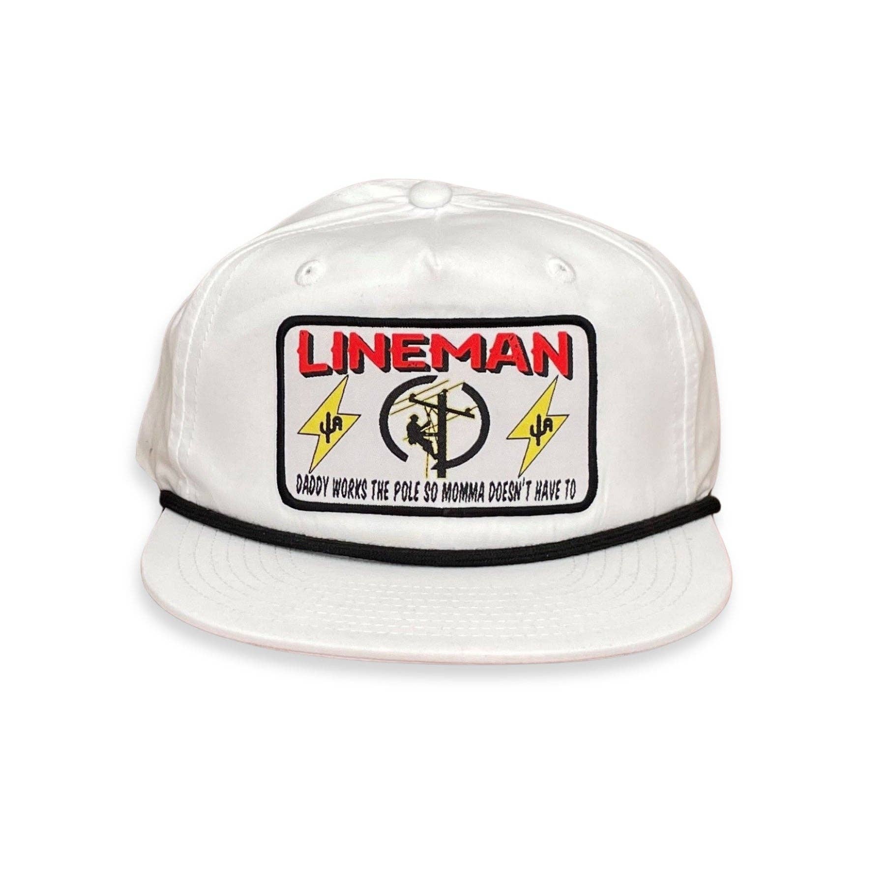 Cactus Alley Hat Co. - Vendita all'ingrosso Cappellino da camionista - Unisex - Cappellino Snapback con Corda Lineman CA256