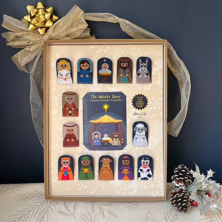 Abbey & CA Gift - Wholesale Finger Puppet - Kids & Baby - Nativity Finger Puppets