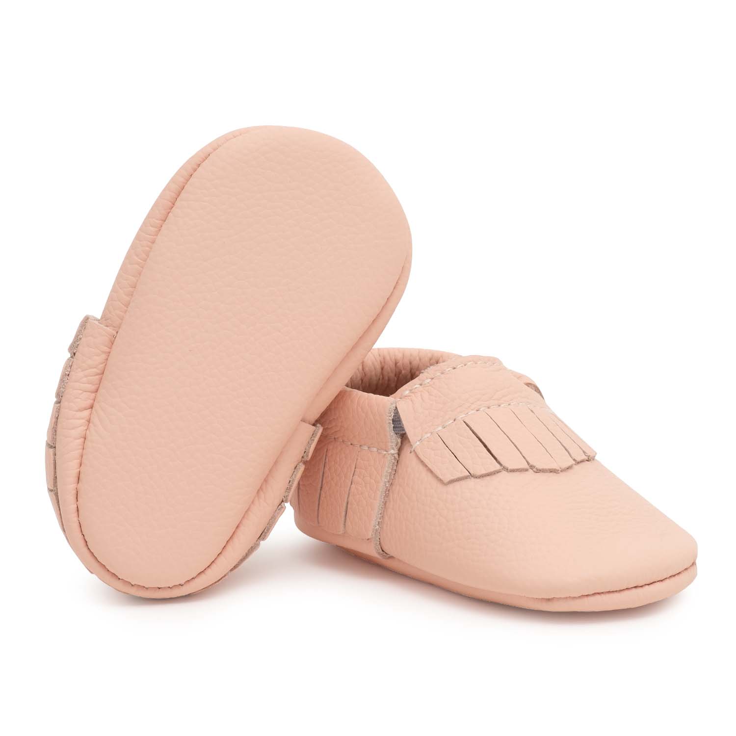 BirdRock Baby - Wholesale Moccasins - Kids - Desert Rose Baby Moccasins2