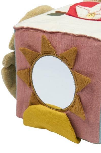 Axis Toys & Gifts - Wholesale Clutching toy – Baby - Fabelab Fabric Cube - A Day in the Garden, 12 cm1