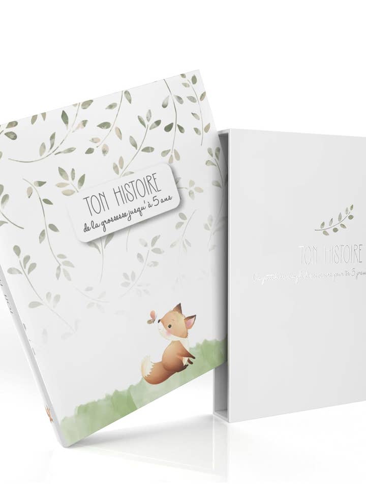 Geburtsbuch kleiner Fuchs und Freunde mit Schutzhülle für den Großhandel von Maison souvenirs par les impressions bourg-royal inc