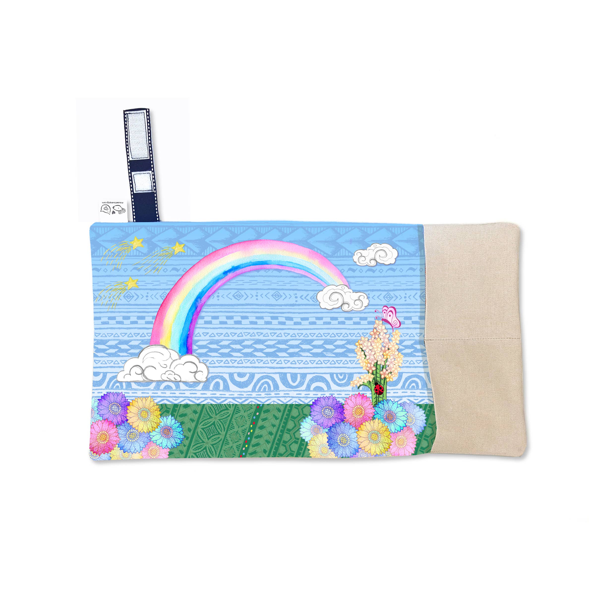 Mouse Loves Pig – wholesale Toy set – Kids – Tiny Worlds™ Travel toy playmat - Rainbow