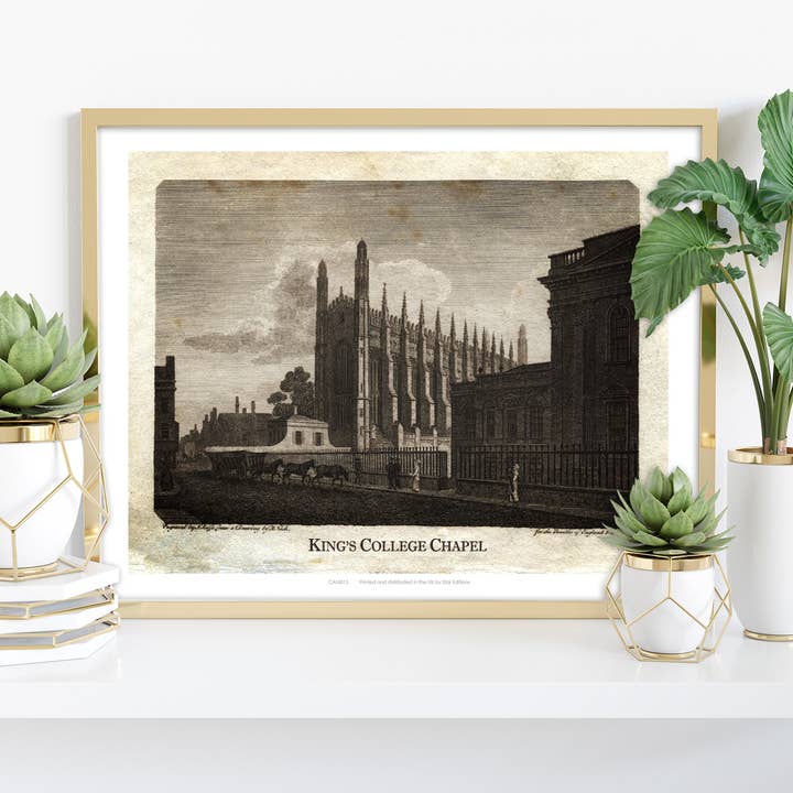 King's College Chapel - Impression artistique de qualité supérieure 11 x 14 po pour la vente par Star Editions