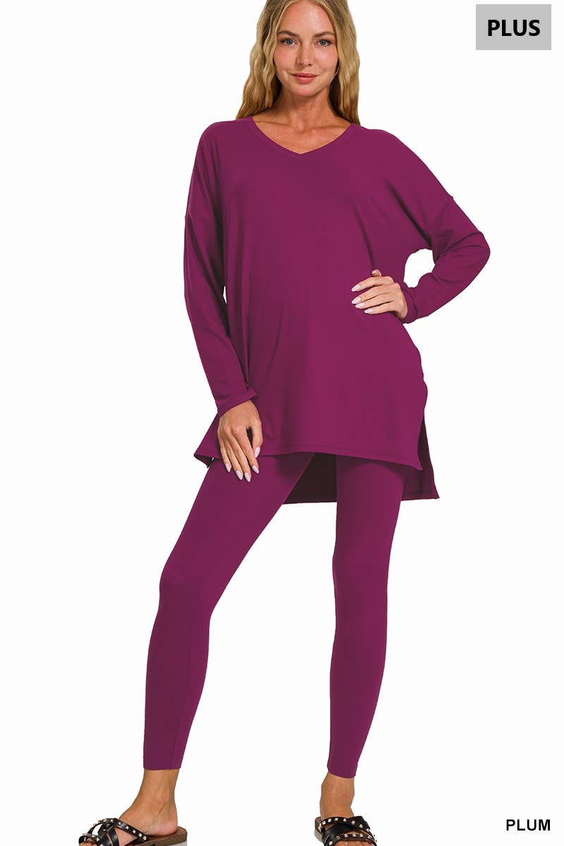 42POPS - Vente Ensemble de vêtements d'intérieur – femme - ".._ Ensemble de détente en microfibre Plus68