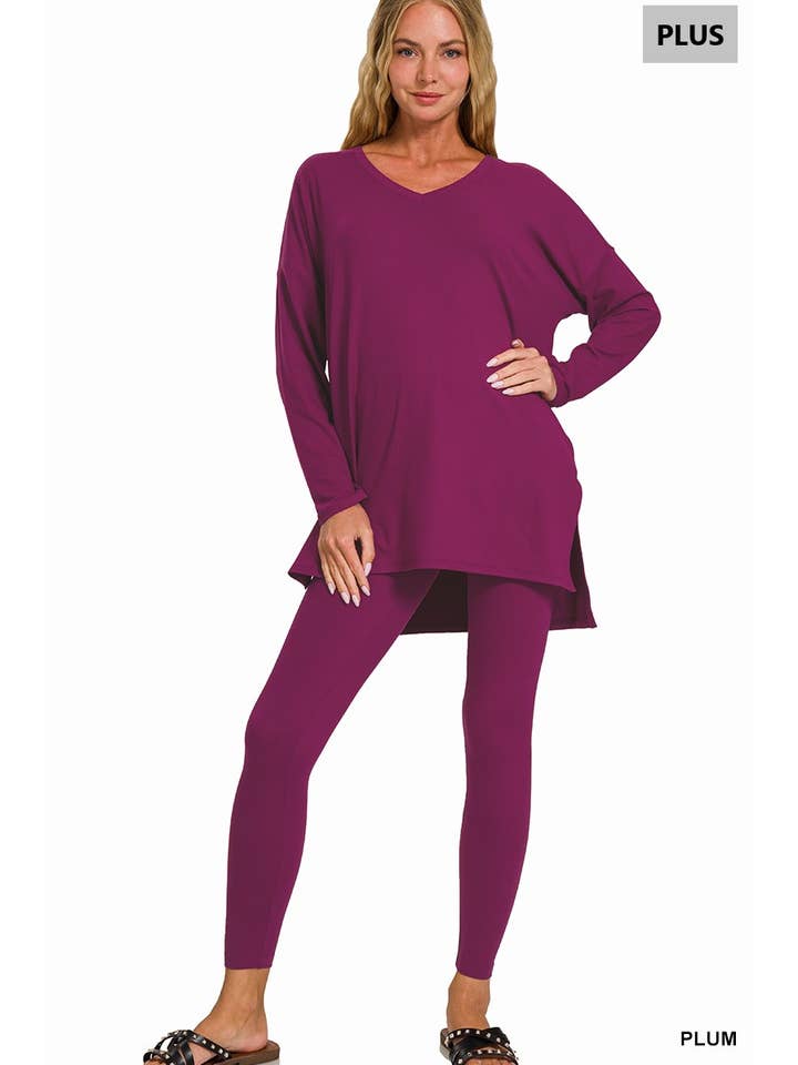 42POPS - Vente Ensemble de vêtements d'intérieur – femme - ".._ Ensemble de détente en microfibre Plus68