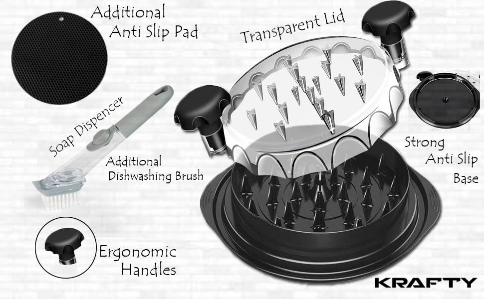 KRAFTY - Wholesale Kitchen Tool/Gadget - Chicken Shredding Tool, BBQ Shredder Claws3