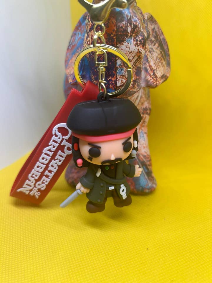3D Movie Characters Pirates of the Caribbean Keychain for wholesale by SAVIOL