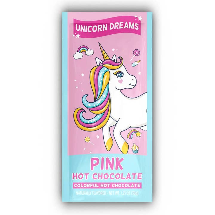 McSteven's - Wholesale Hot Cocoa Mix/Kit - Unicorn Dreams Pink Hot Chocolate (1.25oz Packets)