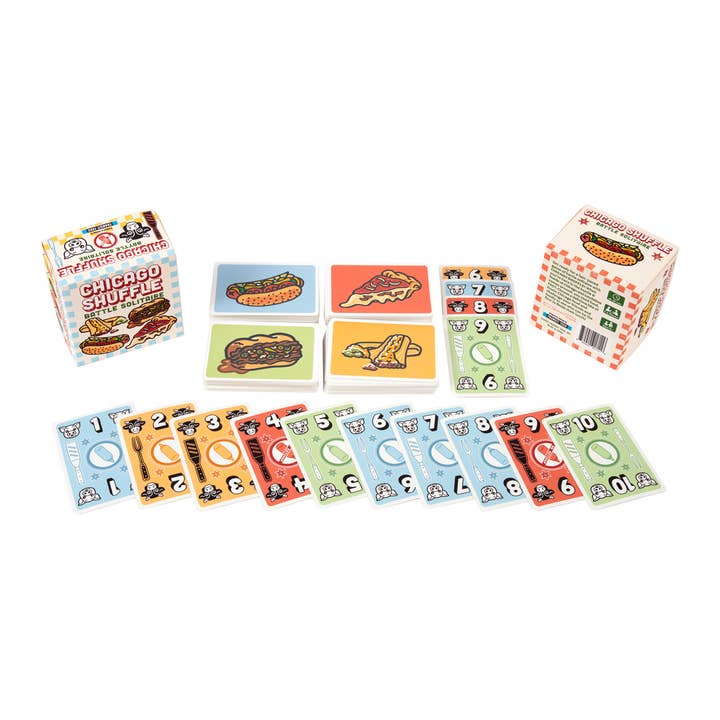 Transit Tees - Wholesale Card Game - Chicago Shuffle Battle Solitaire Card Game