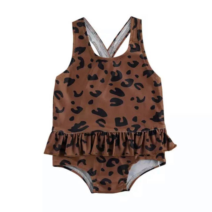 Maillot de bain 1 pièce à motif léopard pour la vente par ILLYTRILLY